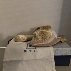 Birdies - The Songbird Gold Size 7 Mules - New in Box